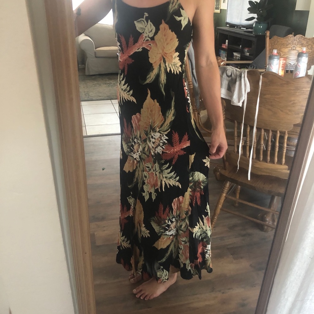 Long floral dress